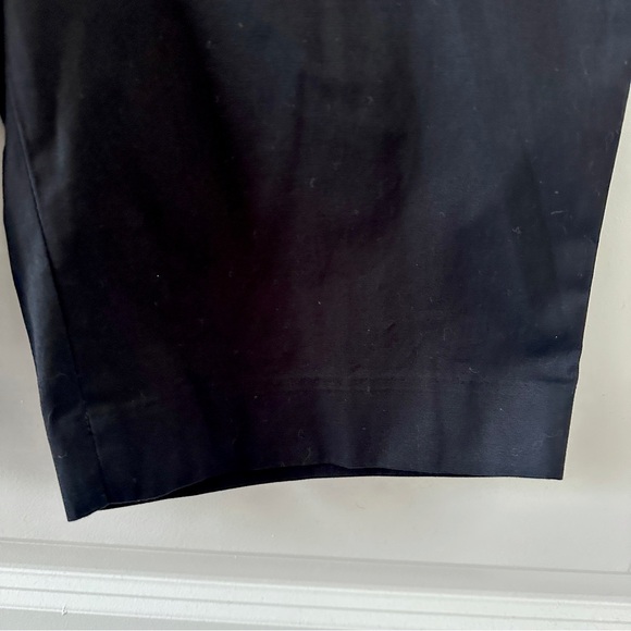 Talbots Black Perfect Short 13” Women's Size 4 Preppy Chino Classic Modest - Picture 8 of 14